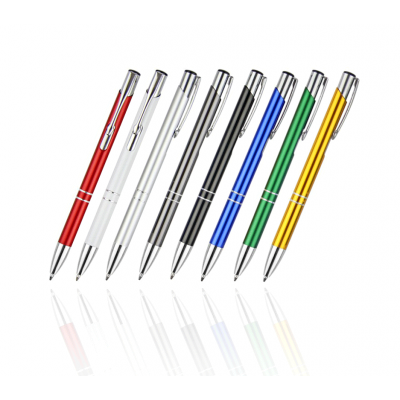 Promotion logo customized click aluminum Wholesale Metal Pen