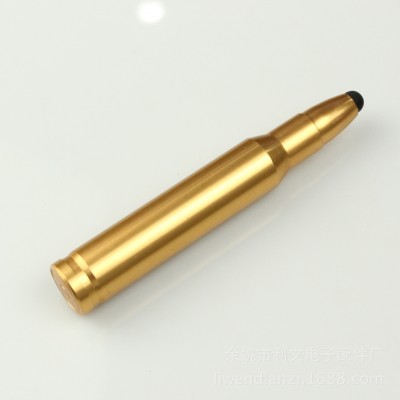 Golden style tip bullet shape metal ballpoint pen